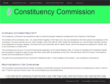 Tablet Screenshot of constituency-commission.ie